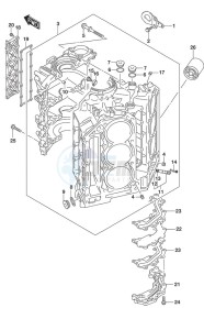 DF 225 drawing Cylinder Block