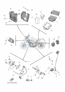 XSR125 MTM125 (BFG1) drawing ELECTRICAL 2