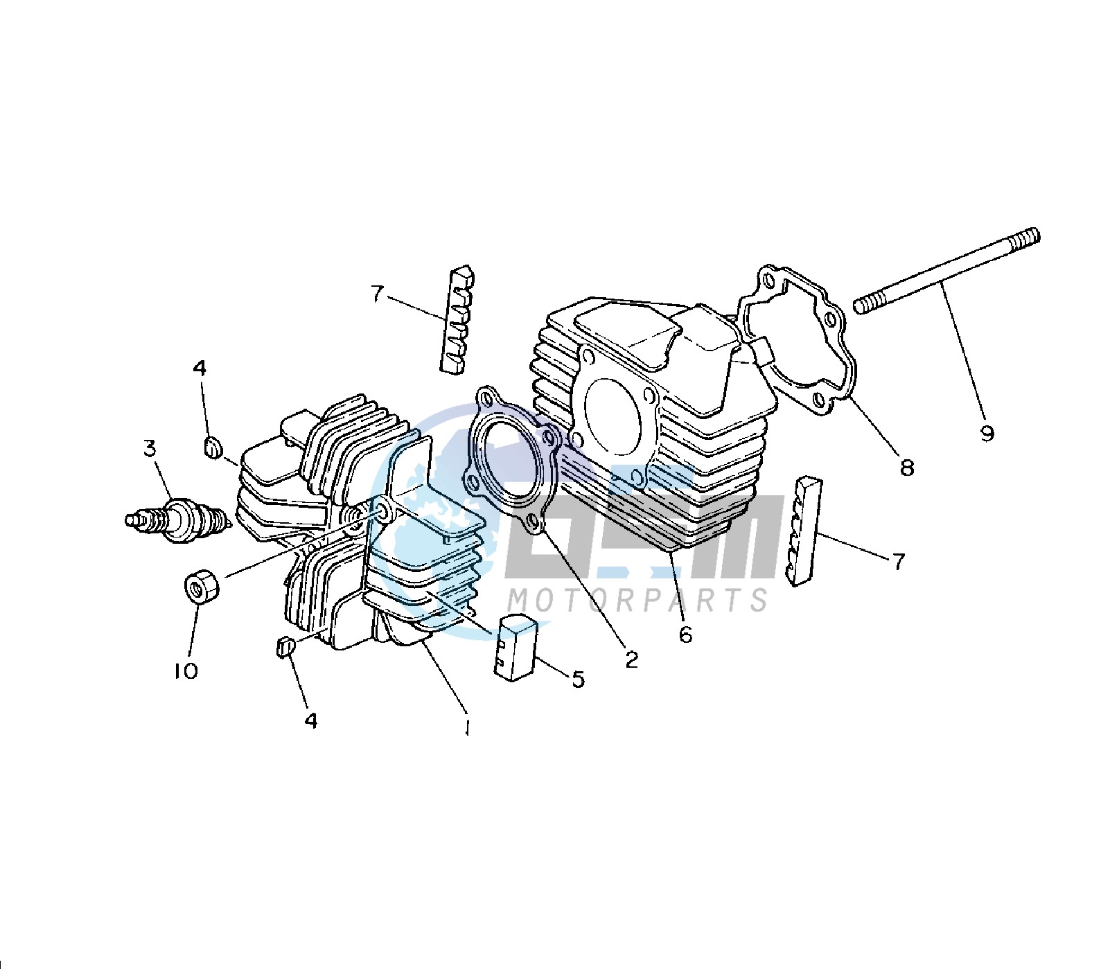 CYLINDER AND HEAD