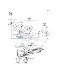 Z800 ABS ZR800DDS UF (UK FA) XX (EU ME A(FRICA) drawing Seat