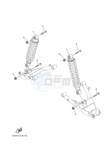 YXR700F YXR7FB RHINO 700 (1RB2 1RB3 1RB4 1RB5) drawing REAR SUSPENSION