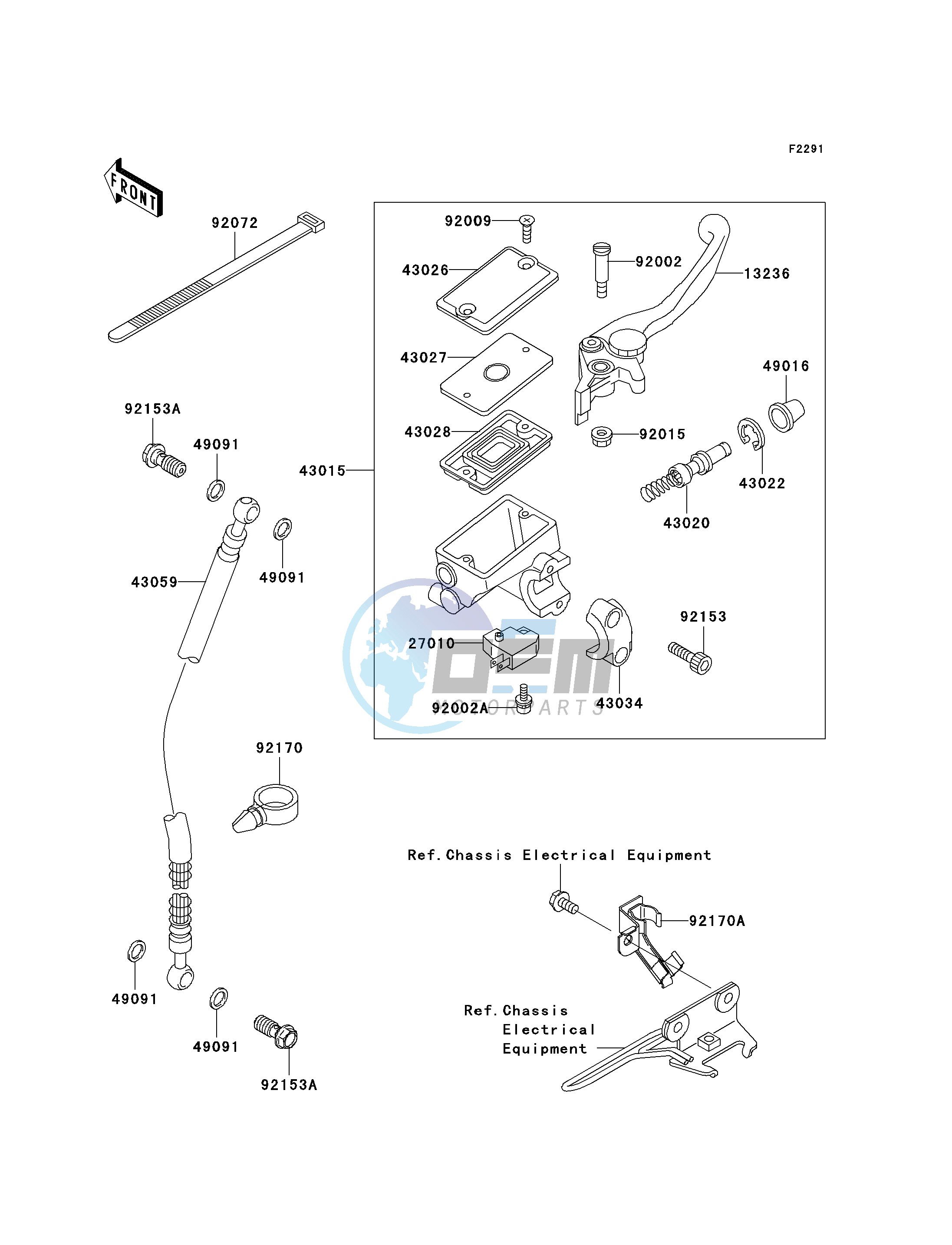 FRONT MASTER CYLINDER