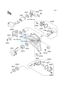 Z750 ZR750J6F FR GB XX (EU ME A(FRICA) drawing Turn Signals