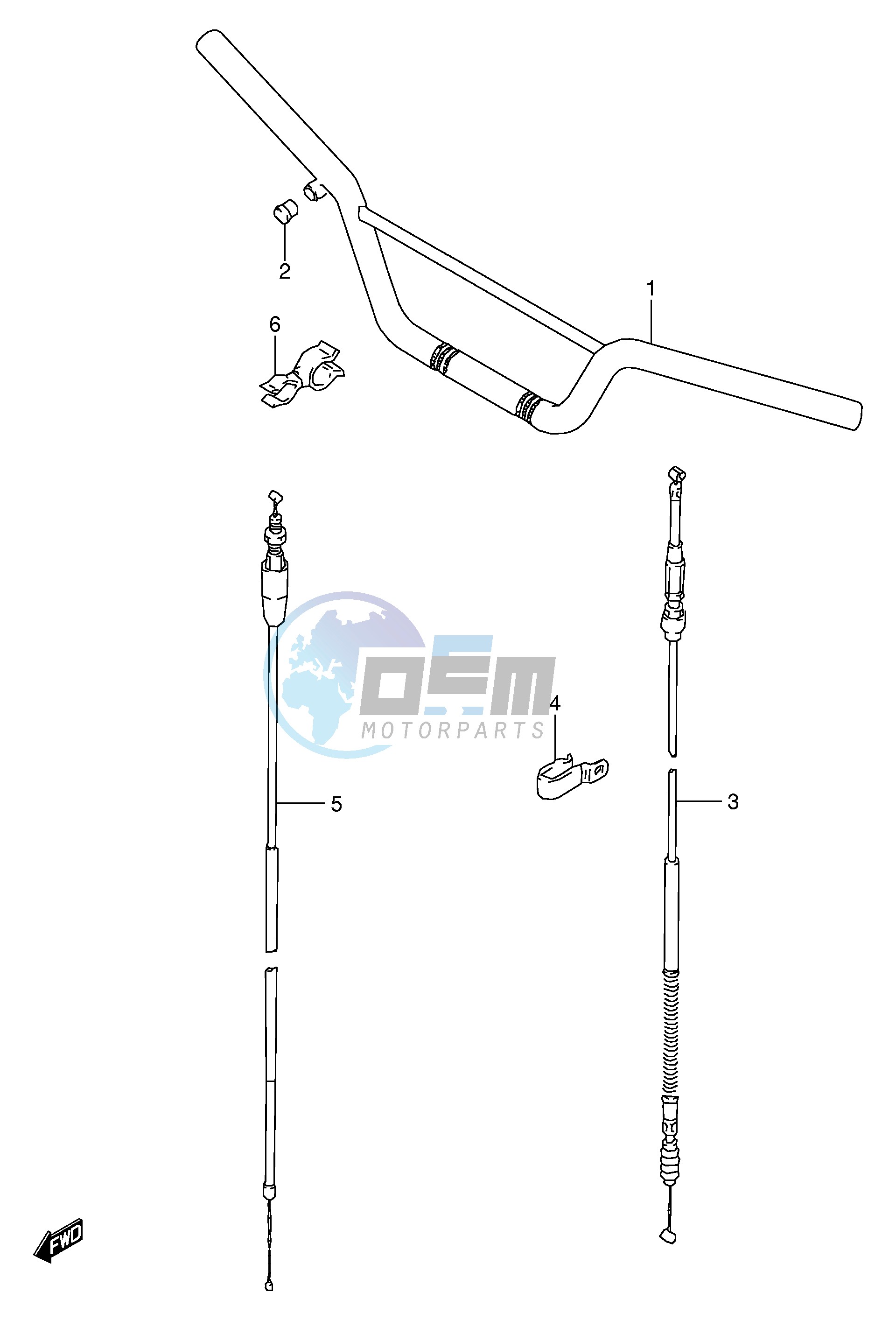 HANDLEBAR - CABLE