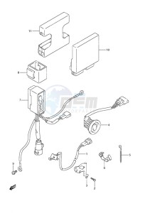 DF 50A drawing PTT Switch/Engine Control Unit