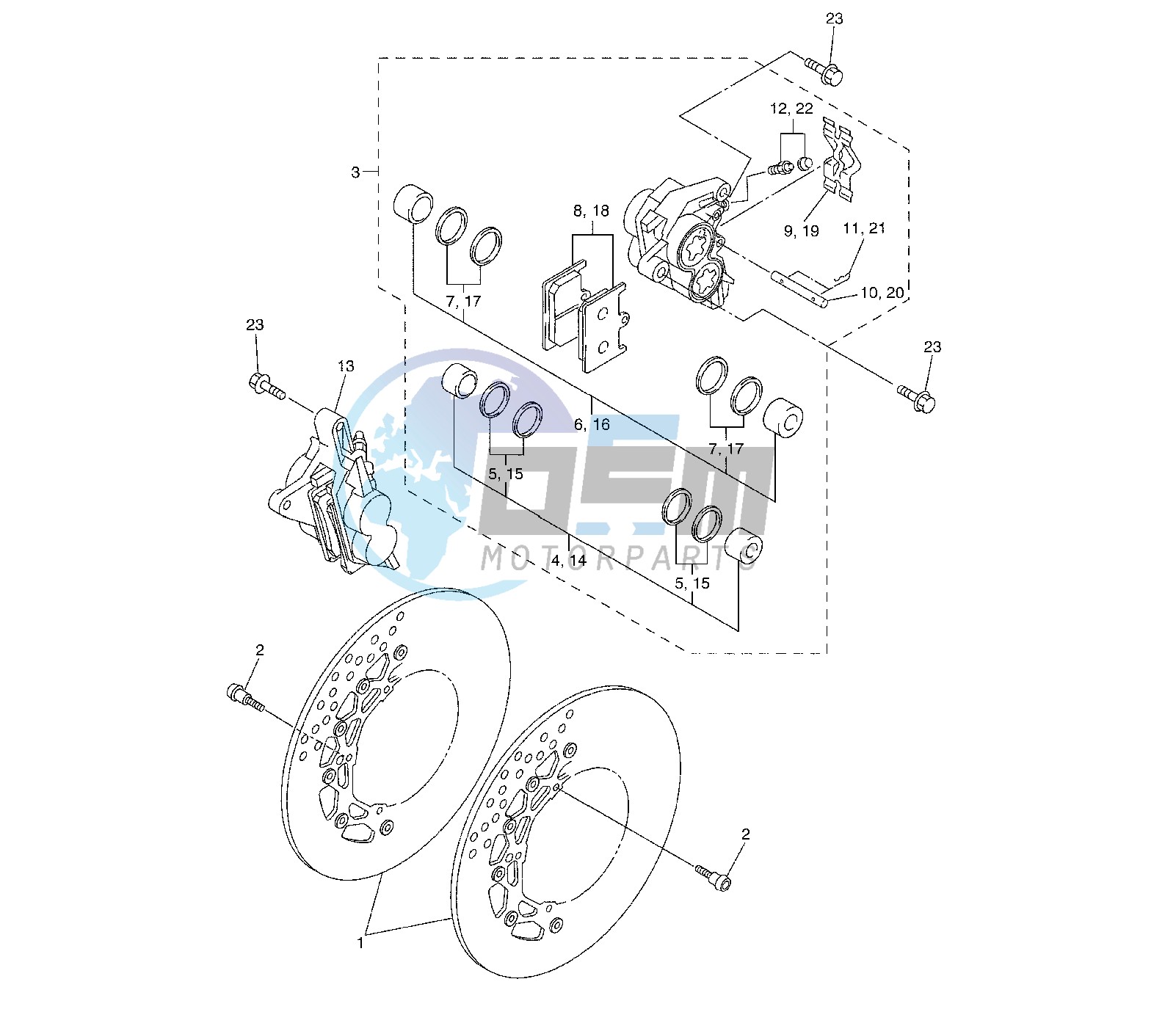 FRONT BRAKE CALIPER