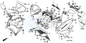 XL125VB drawing COWL