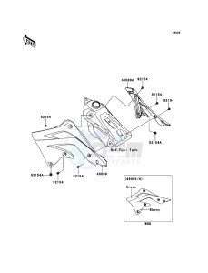 KX450F KX450FCF EU drawing Engine Shrouds