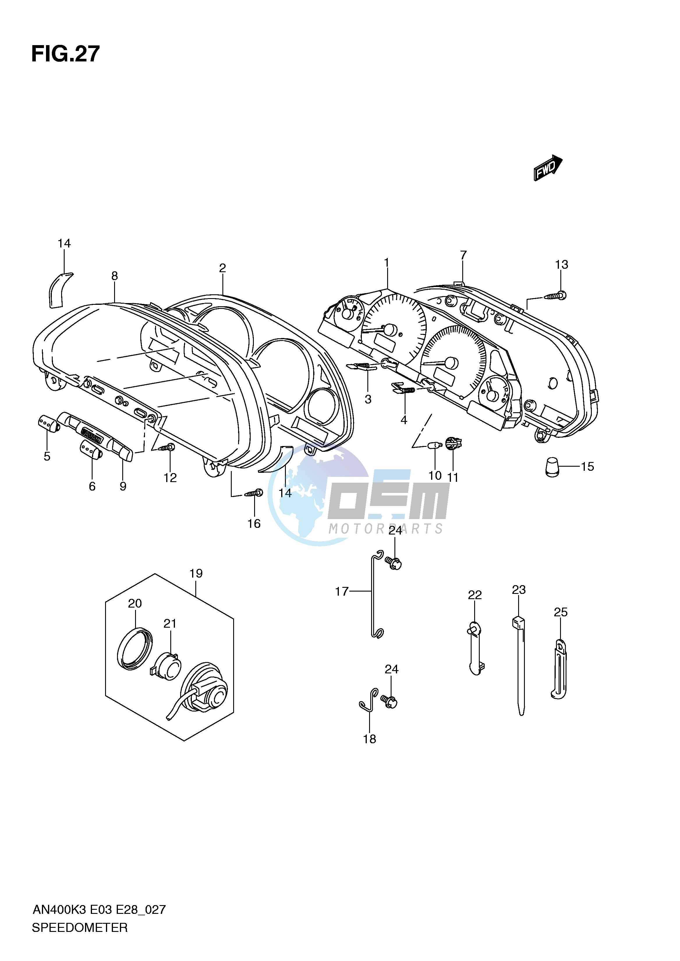 SPEEDOMETER (AN400K3 K4 K5 K6)