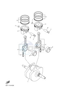 XVS950CU XV950R XV950 R-SPEC (2DE1) drawing CRANKSHAFT & PISTON