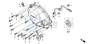 CBR1000RR drawing RIGHT CRANKCASE COVER