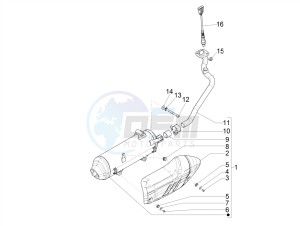 MEDLEY 125 4T IE ABS E4 2020 (APAC) drawing Silencer