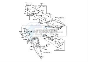 ZX-10R NINJA - 1000 cc (EU) drawing TAILLIGHT