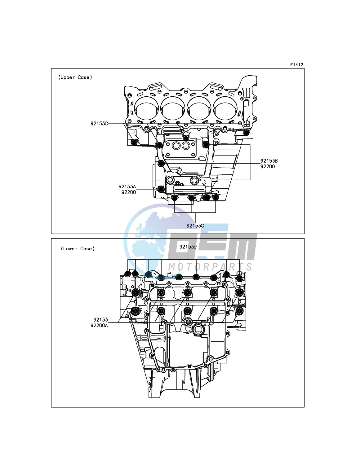 Crankcase Bolt Pattern