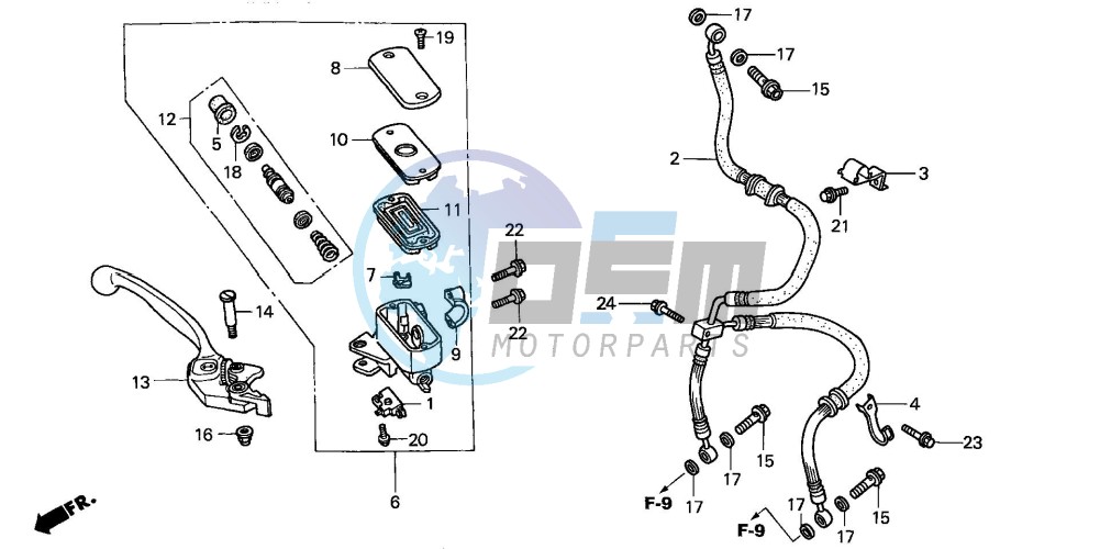 FR. BRAKE MASTER CYLINDER