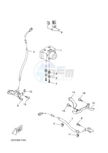 MT125A MT-125 ABS (BR34 BR34 BR34 BR34 BR34) drawing ELECTRICAL 3