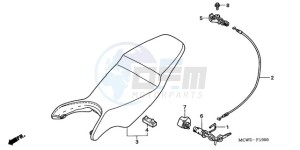 VFR8009 Australia - (U / MME) drawing SEAT