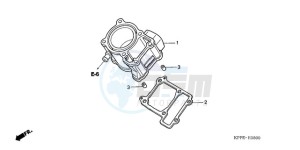 CBR125RWA Europe Direct - (ED / BLA) drawing CYLINDER