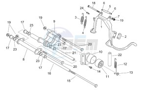 Mojito 125-150 drawing Central stand - Connecting rod