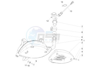 SUPER GTS 125 4T IE ABS-NOABS E3 (EMEA) drawing Silencer