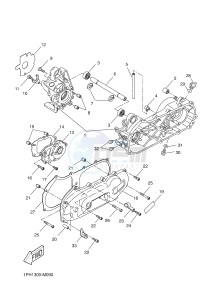 NS50 AEROX (1PH1 1PH1 1PH1) drawing CRANKCASE