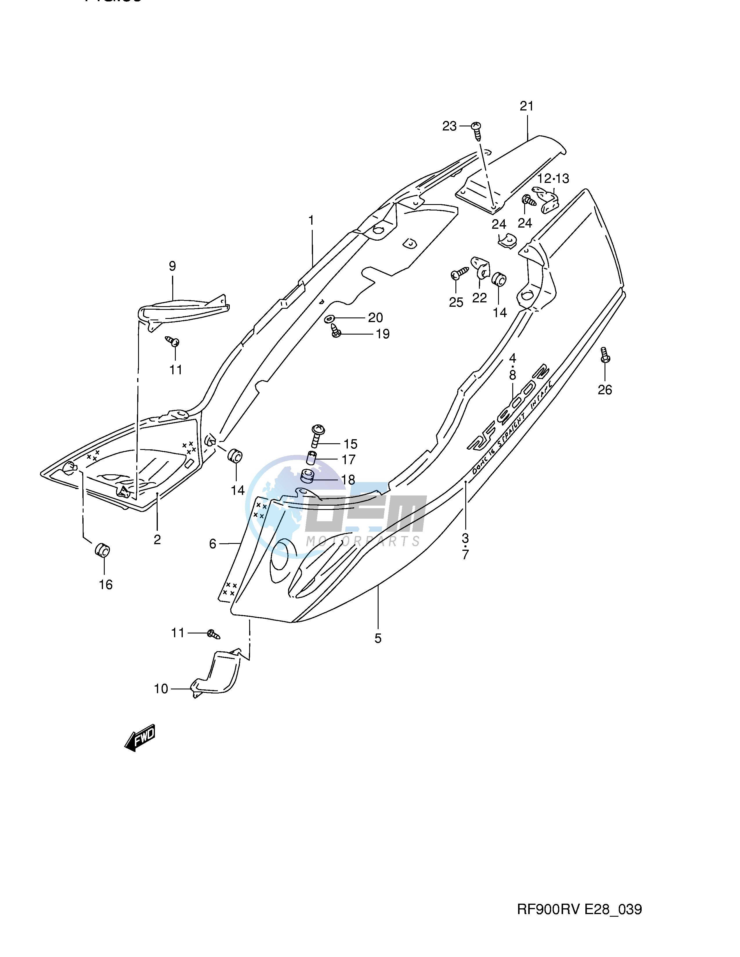 FRAME COVER (MODEL R)