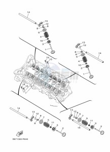 MT-10 MTN1000 (B5Y6) drawing VALVE