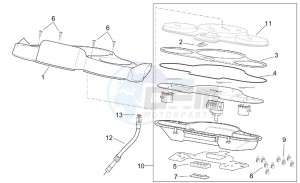 Scarabeo 125-200 e2 (eng. piaggio) drawing Dashboard