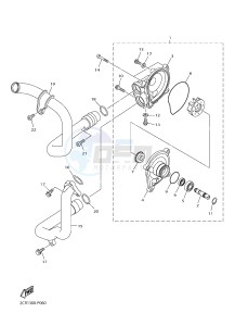 YZF-R1M 998 R1 (2KS1 2KS2) drawing WATER PUMP