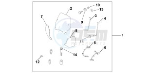 SH150 125 drawing WINDSHIELD