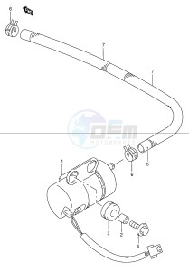 GSX1200 (E4) drawing FUEL PUMP