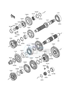 VULCAN S ABS EN650BGFA XX (EU ME A(FRICA) drawing Transmission