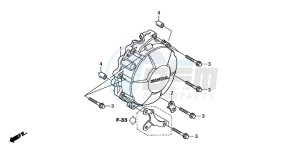 CBR600RR drawing GENERATOR COVER