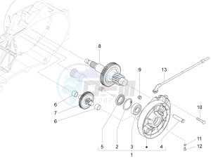 SPRINT 50 4T 4V NOABS E2 (NAFTA) drawing Reduction unit