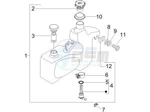 LX 50 2T 25 Kmh NL drawing Oil tank