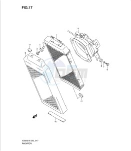 VZ800K9 drawing RADIATOR