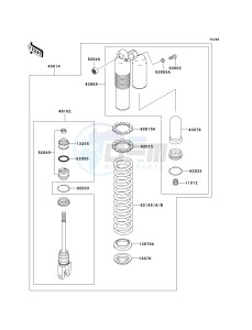 KX 125 M (M3) M3 drawing SHOCK ABSORBER-- S- -