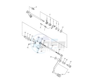 XJ6-N SP 600 drawing SHIFT SHAFT