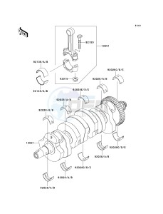 ZR 1000 B [Z1000 EUROPEAN] (B7F-B9F) 0B8F drawing CRANKSHAFT