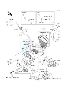 VN 2000 F [VULCAN 2000 CLASSIC LT] (6F-7F) F6F drawing AIR CLEANER