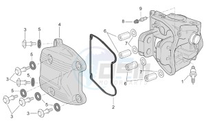 Atlantic 500 drawing Head cover (Ext.Thermostat)