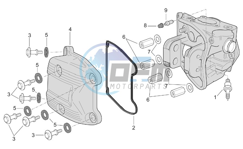 Head cover (Ext.Thermostat)