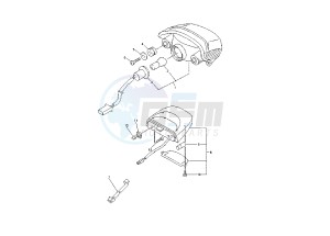 FZ6 NS 600 drawing TAILLIGHT