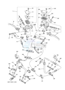 XP500 T-MAX 530 (59CS) drawing FRONT MASTER CYLINDER