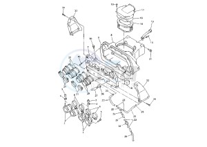 FZS FAZER 600 drawing INTAKE