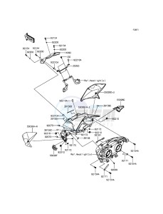 Z800 ZR800CDS UF (UK FA) XX (EU ME A(FRICA) drawing Cowling