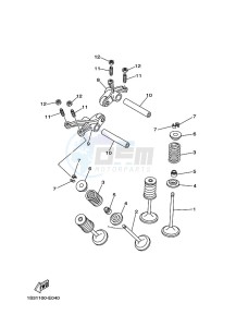 YFM700FWAD GRIZZLY 700 EPS (BDE4) drawing VALVE