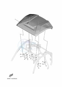 YXE1000EW YX10EPAM (B4M5) drawing SUN ROOF