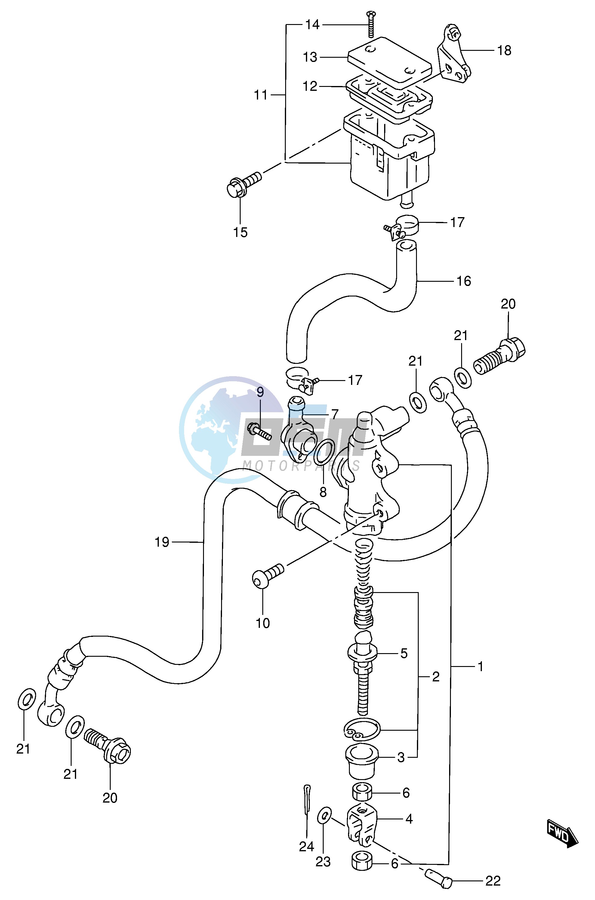 REAR MASTER CYLINDER