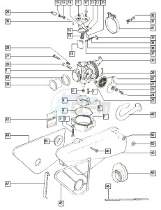 FLEXER_24-45kmh_W-Y 50 W-Y drawing Carburator-intake